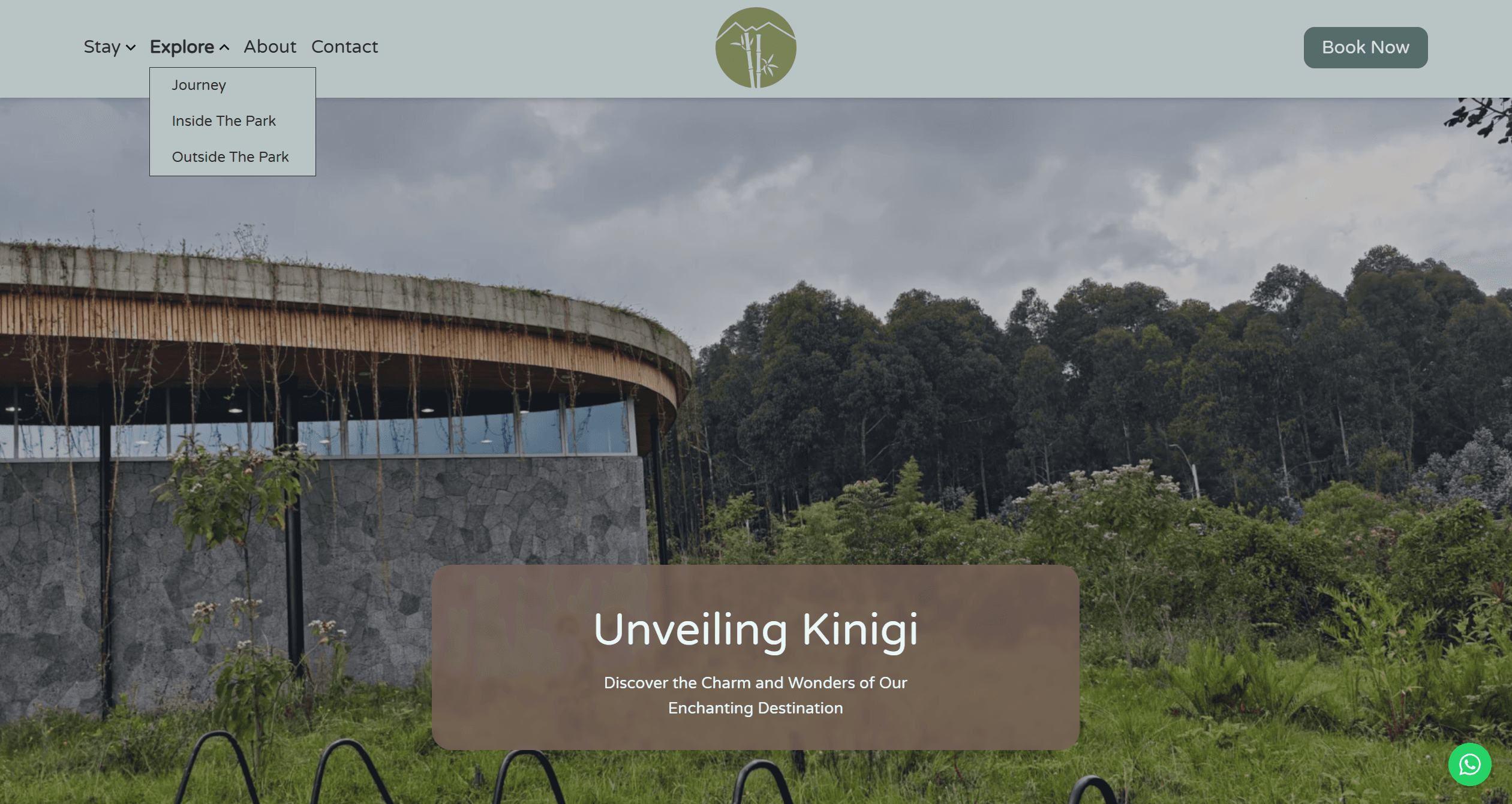 Le Bambou Explore landing, Unveiling Kinigi
