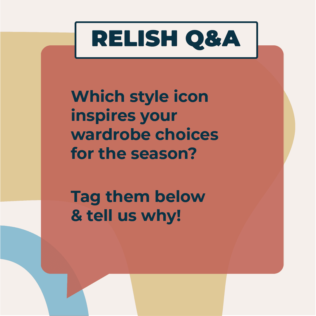 Relish Instagram text post template