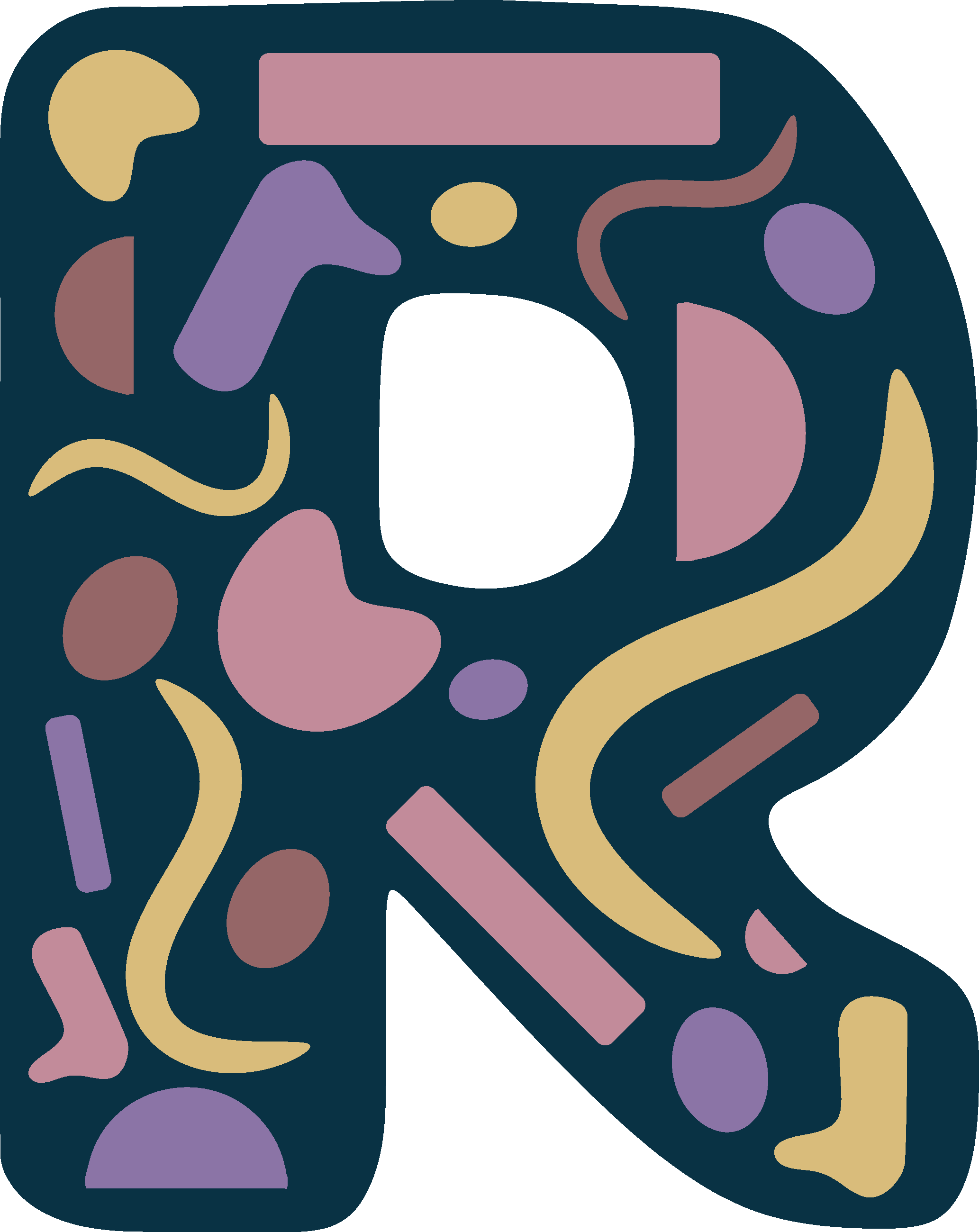 Relish logo, fashion alternate palette