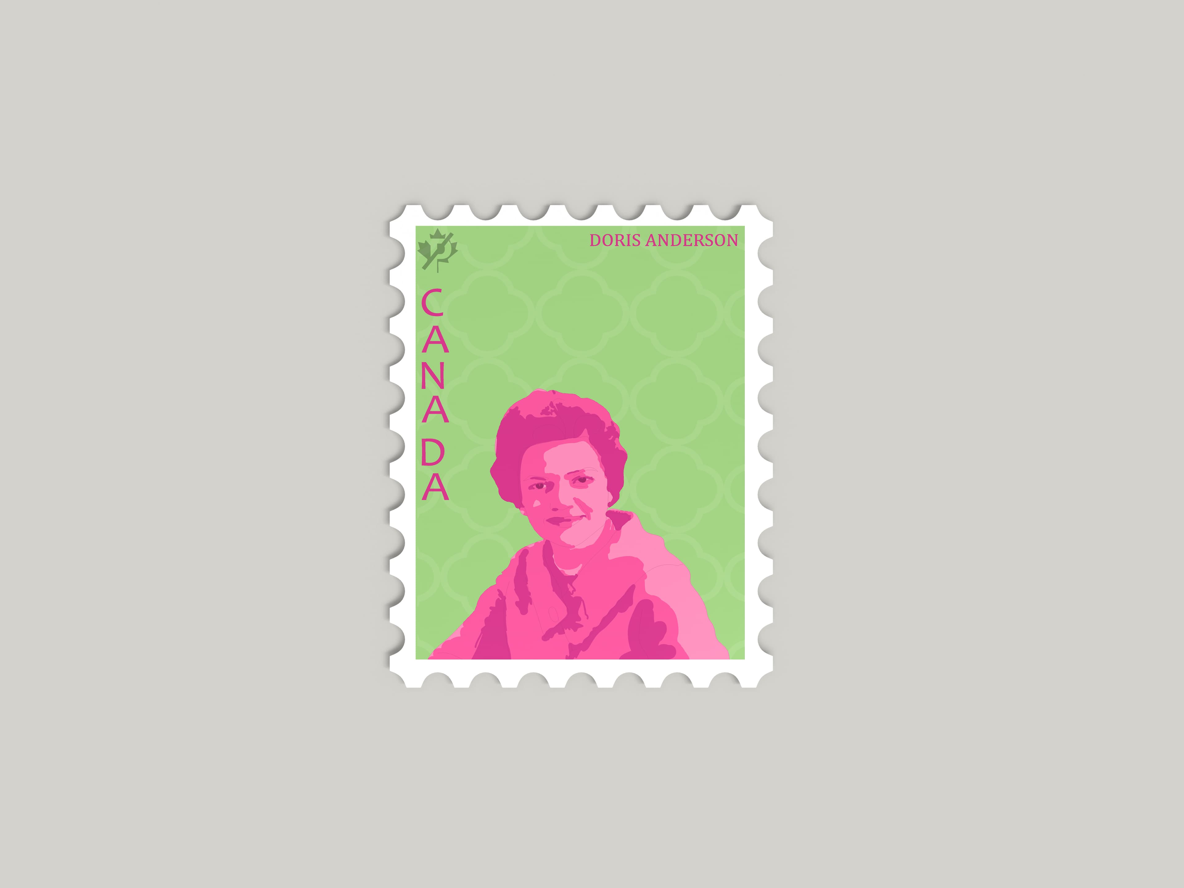 Doris Anderson stamp portrait
